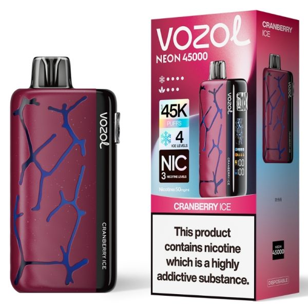Vozol Neon Cranberry Ice